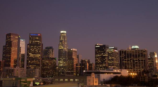 Downtown LA skyline